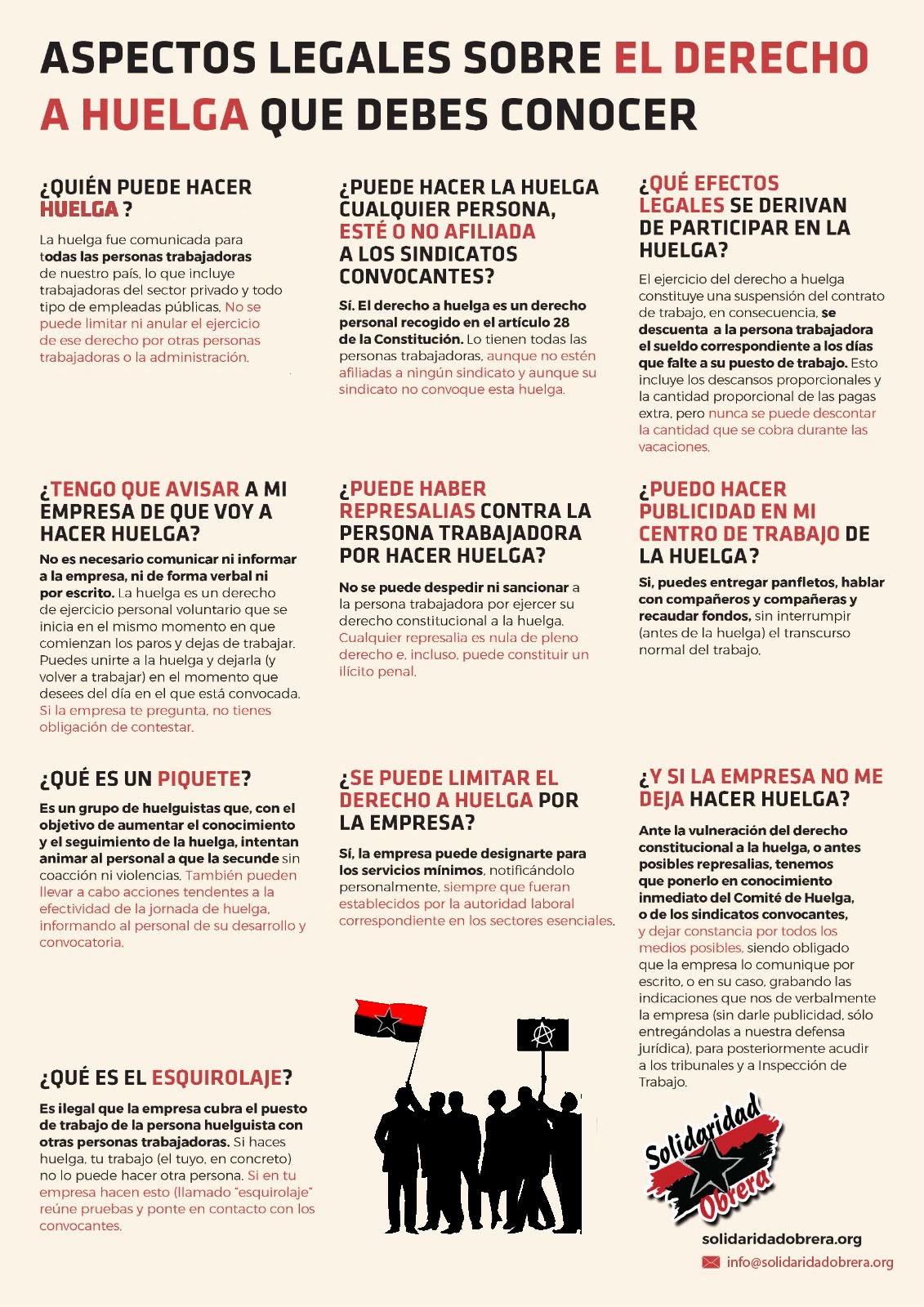 Aspectos legales sobre el derecho a huelga que debes conocer